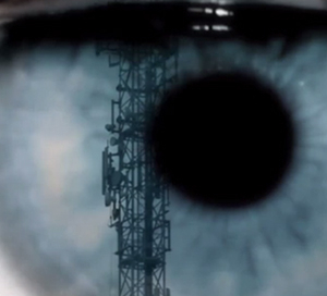 Ein Mobilfunkmast wird beobachtet