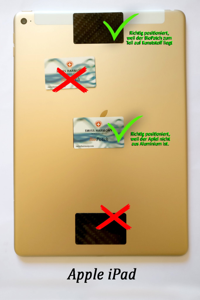 Der BioPatch am iPad