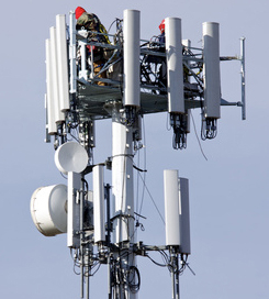 Typische Mobilfunkantenne